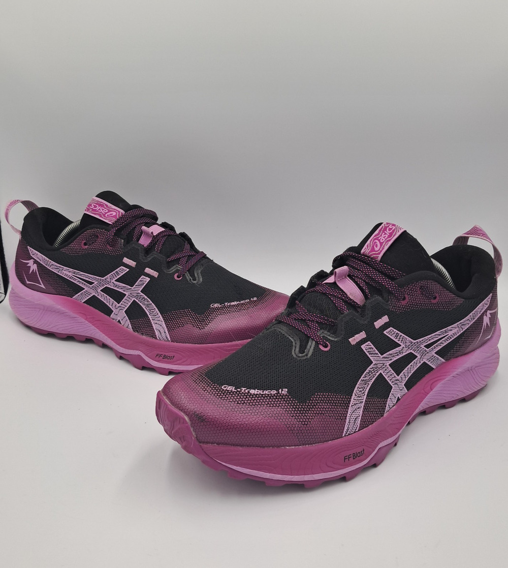 Size 11.5 - ASICS Gel-Trabuco 12 Black Lavender Glow (Women's) - 1012B605-002